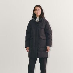 NWT Everlane long puffer -size M
